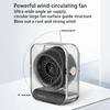LED Digital Display Mini Desktop Fan Big Wind Quiet Circulation Fans USB Rechargeable Air Circulator Fan Home Mini Desktop Fan
