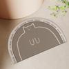 Diatom Mud Bathroom Absorbent Floor Mat Soft Toilet Door Non-slip Foot Mat Quick Drying Toilet Carpet Mat Household