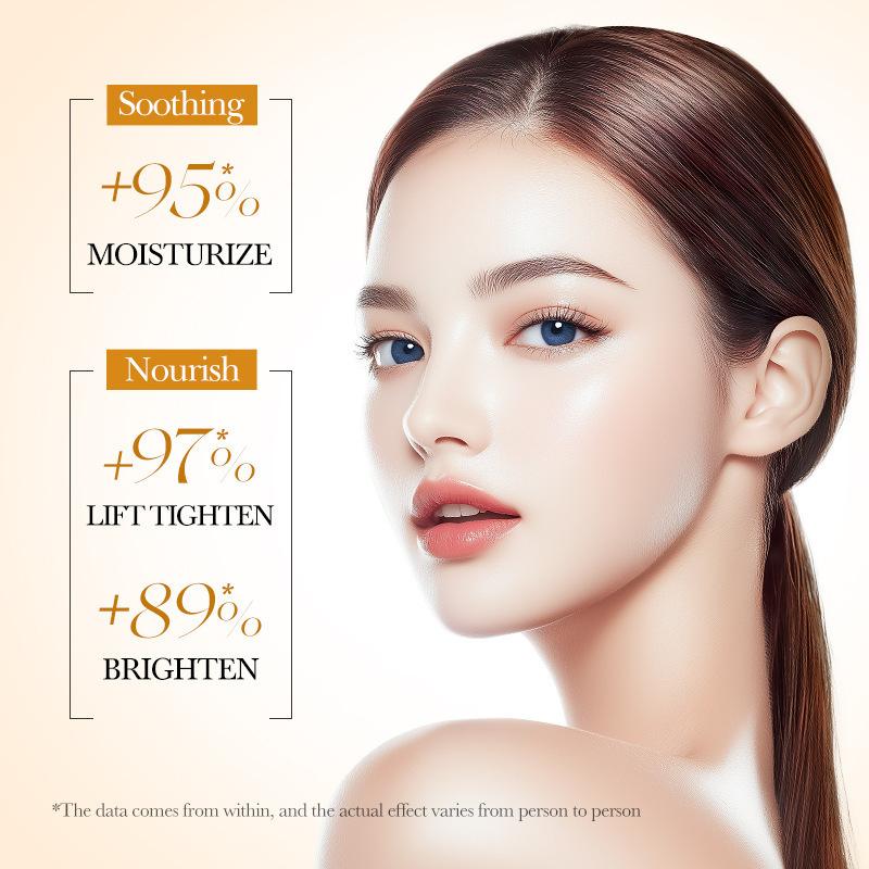 5 Stück BIOAOUA Reis Roh Aufhellungsset Aufhellen Hydratisieren Feuchtigkeitspflege Beruhigend Gesichtsreiniger+Toner+Essenz+Lotion+Creme Hautpflege