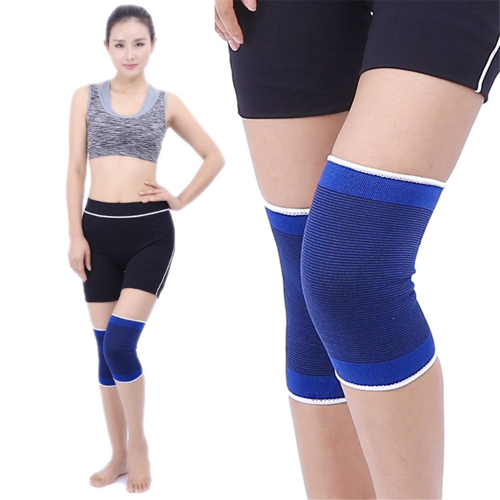 

Warm Knee Wrap Support Sport Guard Strap Bandage Cycling синий