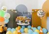 Happy Birthday Foil Balloon Construction Vehicles Excavator Birthday 45cm