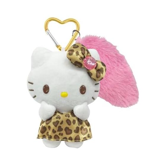[TCP] Hello Kitty Mascot Keychain with Tail - Leopard