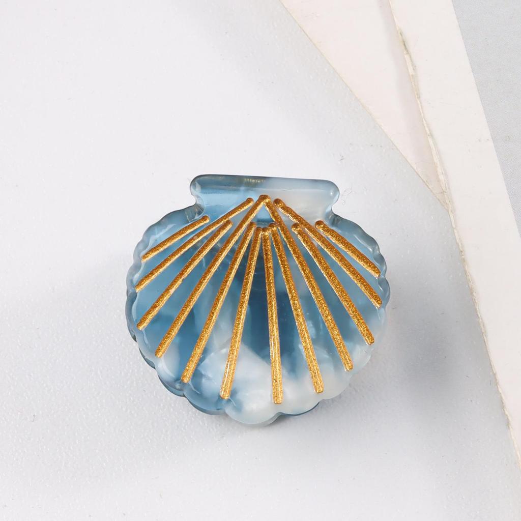 Bamboo Yao Jewelry Shell Claw Clip - Sweet Girl Style Hair Accessory for Women, Fashionable Bangs Clip 