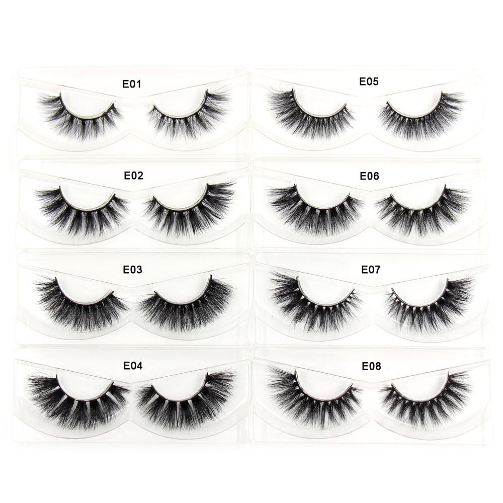 LEHUAMAO 3D Mink Lashes Wholesale Mink False Eyelashes Bulk 10/30/50 Pairs Soft Fluffy Natural Mink Lashes Makeup Mink Eyelashe