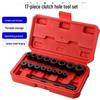 17-teiliger Werkzeugsatz zur Kupplungs- und Steuerzeiteneinstellung für Autos mit speziellem Lochkorrektor