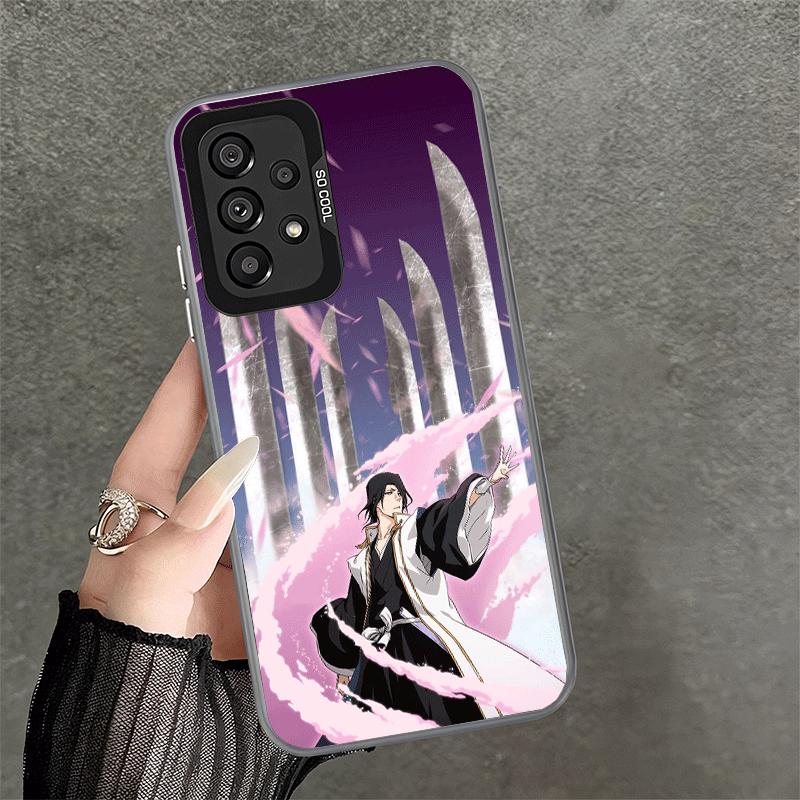 Bleach Kuchiki Byakuya Soft Phone Case for Samsung A17 A16 A15 A14 A13 A57 A56 A55 A54 A53 A37 A36 A35 A34 A33 A26 A25 A24 A23 A