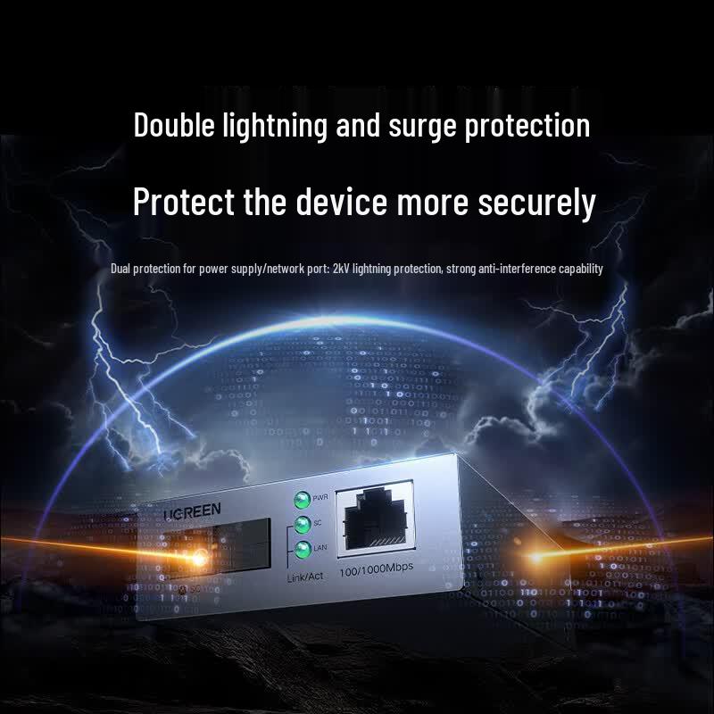 UGREEN Gigabit Single Mode Fiber Optic Transceiver