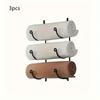 1 Pc 3 Layers Wall-Mounted Towel Rack: Sturdy, Space-Saving Bathroom Organizer for All Towels - Sleek, Multi-Purpose Storage 245g