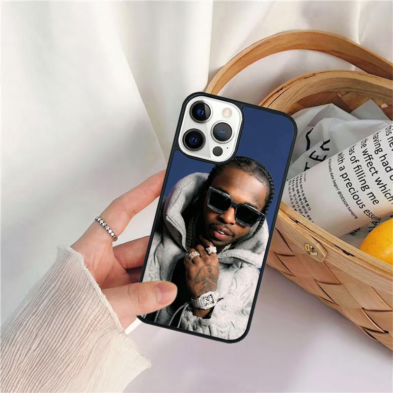 Rapper Pop Smoke ROCK Phone Case For iPhone 17 Air 16 15 14 11 12 13 Pro  MAX Plus coque Cover Shell