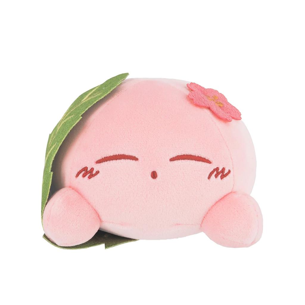 Sanei Boeki Kirby of the Stars Fluffy Japanese Collection Kirby Sakuramochi Plush Toy (S) W12 X D15 X H9cm Plush Toy KFW02