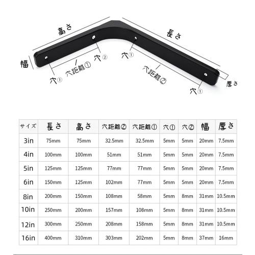 Homeme L-Shaped Shelf Brackets, Stainless Steel, 25-75kg Weight Capacity, 2-Piece Set, Wall-Mounted Shelf Support Brackets with Screws, White, 40cm