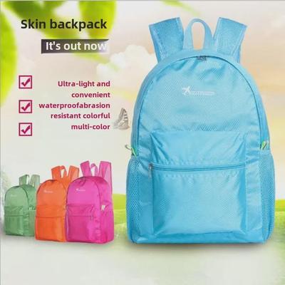 2021 Foldable Outdoor Backpack: Lightweight, Diamond Design for Students, Camping, and Mountaineering