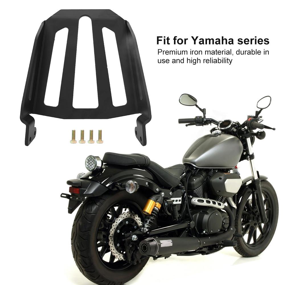 Iron Motorcycle Rear Luggage Rack Fit for Yamaha Black