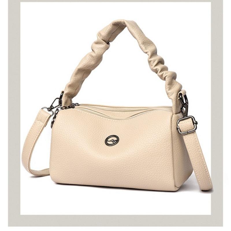 Middle-aged and Elderly Women's Fashionable and Versatile Single Shoulder Crossbody Bag, Retro-style Handbag