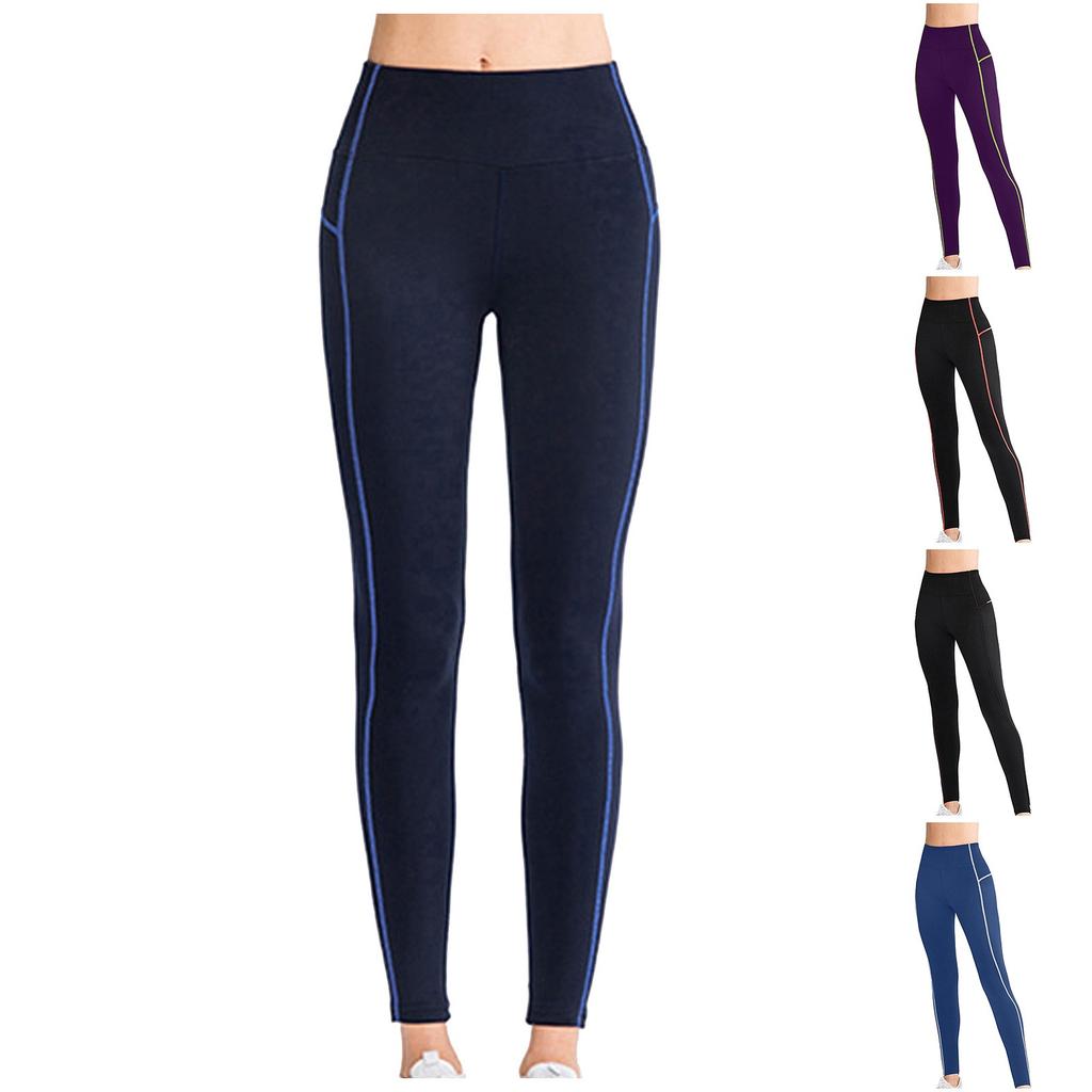 High Waist Stretch Leggings Long Pants 