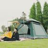 Blue/Green Outdoor Waterproof Automatic 5-8 Person Outdoor Camping Tent Four Doors Double Layer Tent New