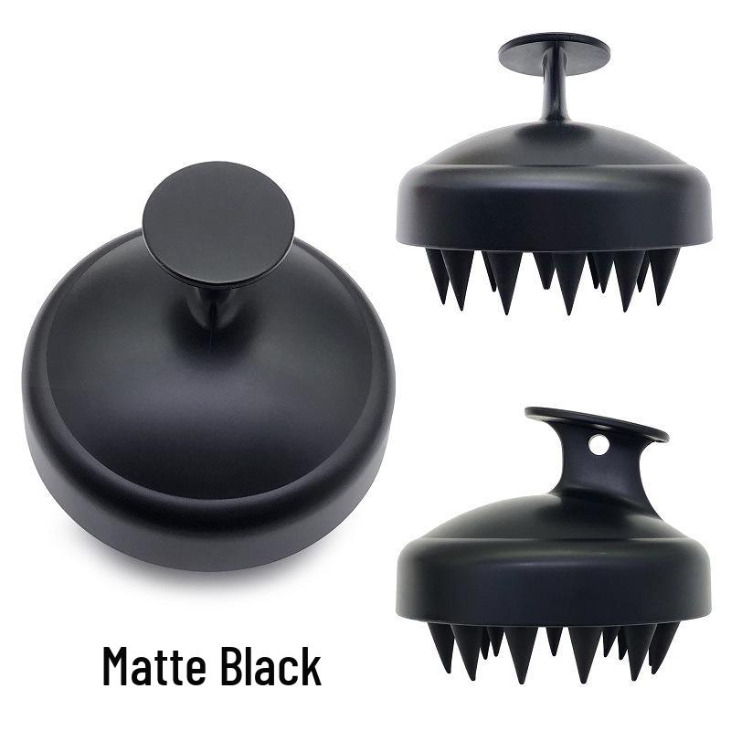 Korean Style Matte Silicone Scalp Massaging Shampoo Brush