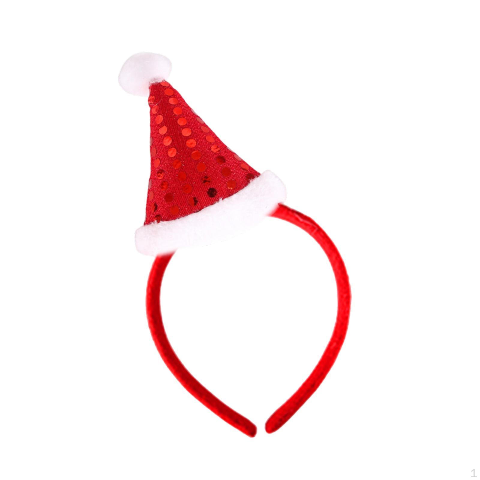 

Рождественский ободок для волос, аксессуары для костюма, милый головной убор для вечеринки по случаю Нового года hat