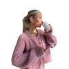 Knitwear, loose lazy wind solid color long-sleeved cardigan, sweater women