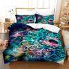 Microfiber Exotic Animals Duvet Cover Bohemia Mandala for Women Men Kids for Bedroom Decorations Wolf Dreamcatcher Queen King