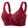 Women Adjustable Straps Front-closure Bra