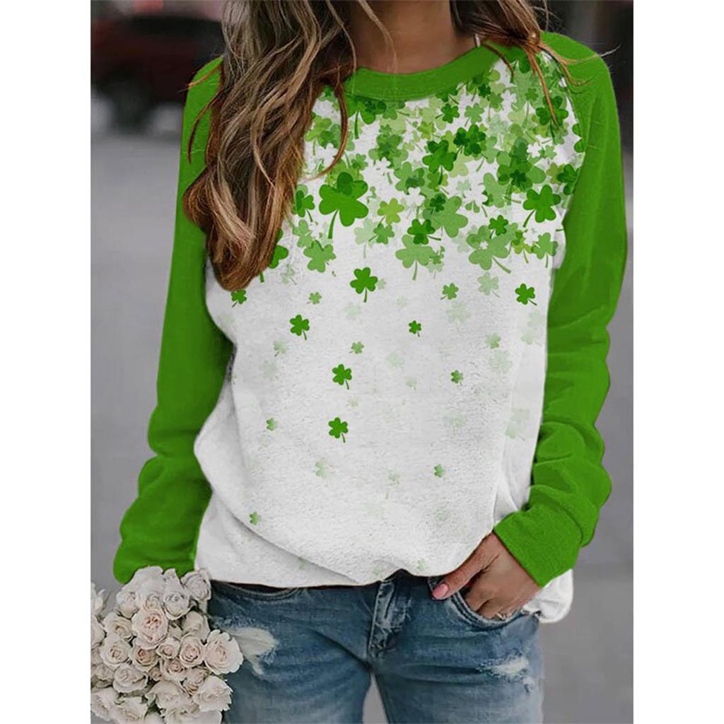 Spring Autumn 3D Printed Pullovers Women Long Sleeves O Neck Hoodies Casual Plus Size Pullover Drop Shoulder Sweatshirt