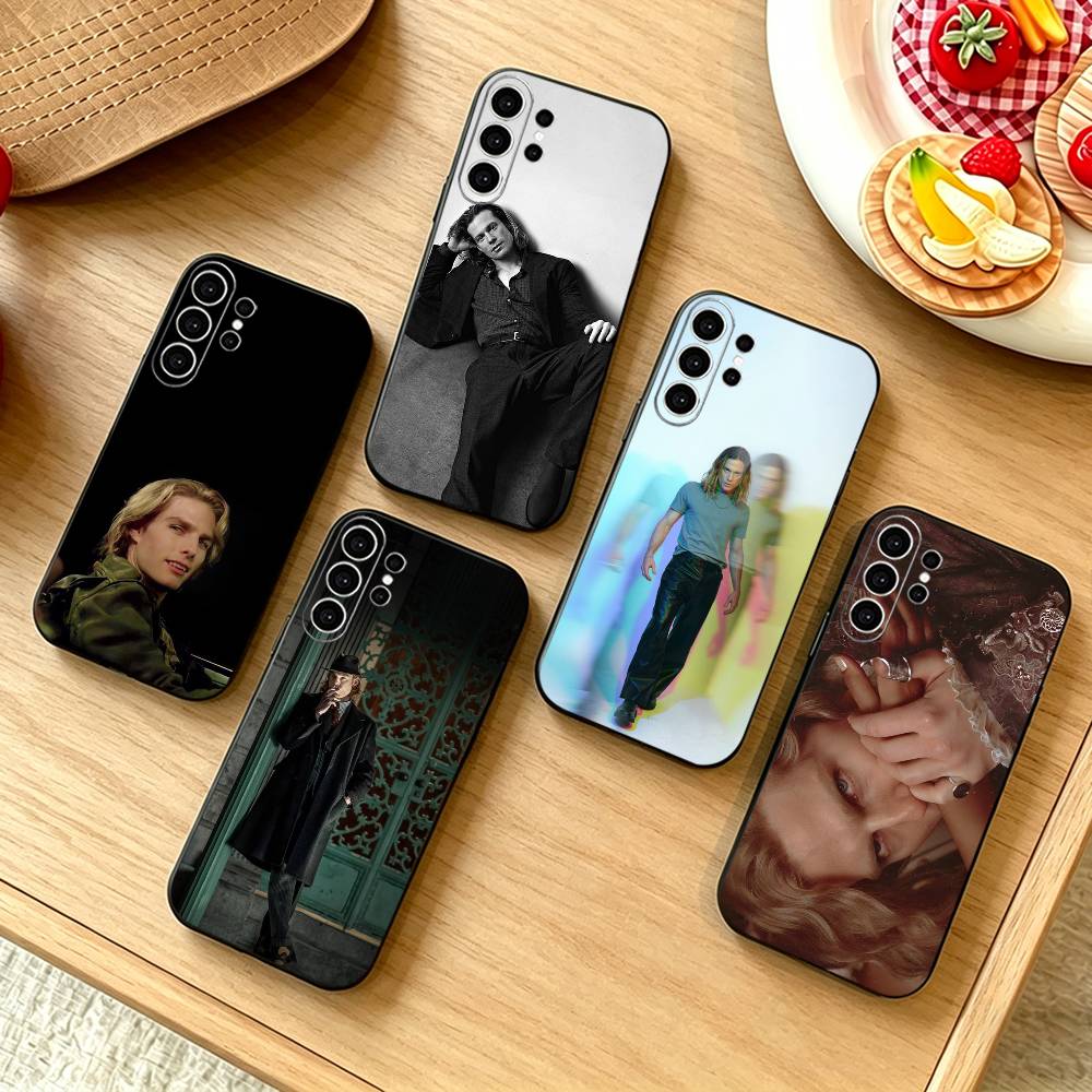 Actor Sam Reid Phone Case Black Silicone Soft For Samsung S25,S24,S21,S22,S23,S30,Ultra,S20,Plus,Fe,Lite