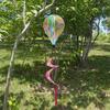 Balon na gorące powietrze w rozmiarze gigantycznym Materiał plastikowy Folia zmieniająca kolor Dekoracja tęczowa Folia przezroczysta Kolory tęczy Wiatraczek