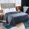 Solid Color Flannel Coral Fleece Blanket - Suitable for Air Conditioning, Naps, Gifts, Sofa Throws.