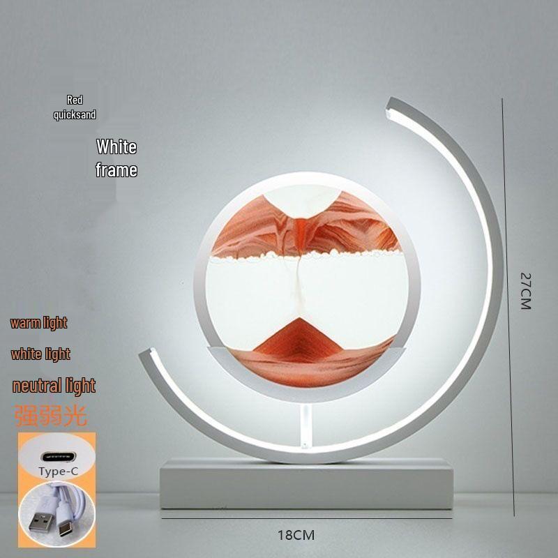 Flowing Sand Painting Atmosphere Lamp: DIY Table Lamp, Night Light, Decorative Gift, Sleep Companion, Sand Art Ornament.