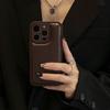 Autumn Winter Soft Bread Leather Case for Apple 17 Pro Max Apple 16 Phone Case 15/14 Simple Solid Color