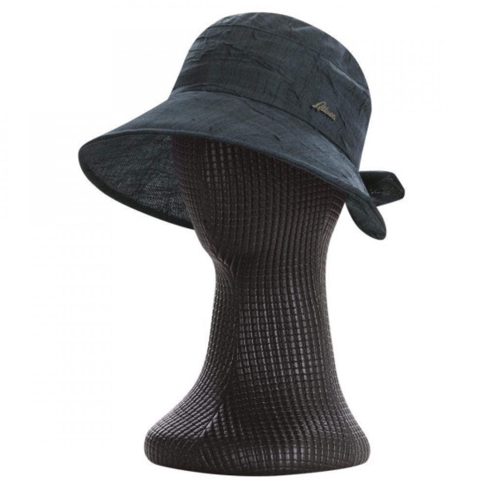 Shop Women Bucket Hat Mesh Ribbon Navy Km Wh 0637
