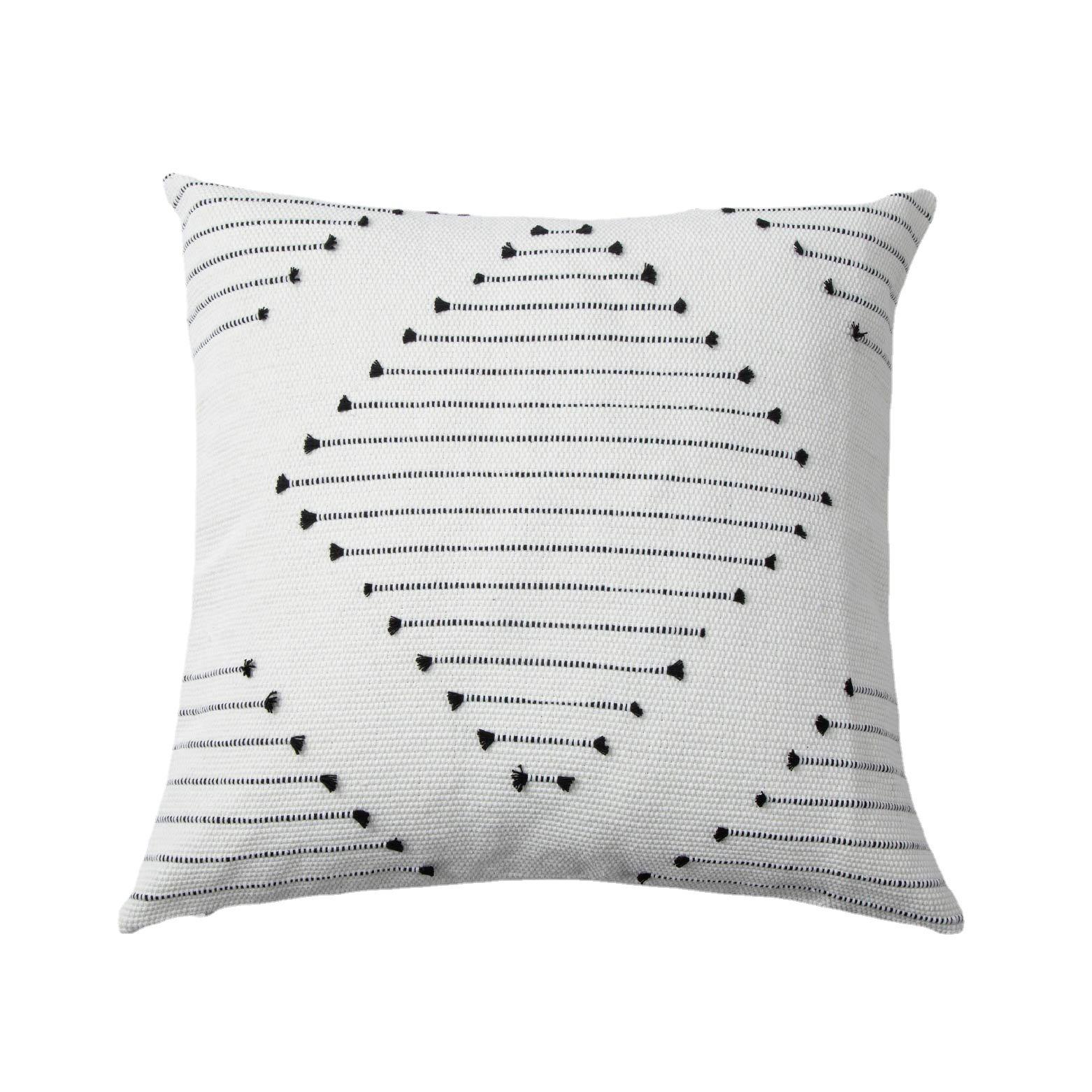 

Скандинавский Хлопок Тканый Богемный Кисточки Наволочка Поясничная Подушка Диван Прикроватная Подушка Спальня Декоративная Подушка 45 × 45cm/18 × 18inch (pillowcase)