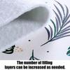 NonSlip Ironing Board Cover 70x45cm Fabric Floral Ironing Board Case for Most Standard Ironing Boards Replacement