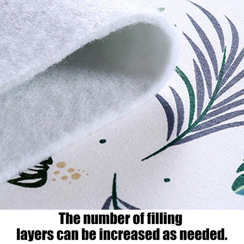 NonSlip Ironing Board Cover 70x45cm Fabric Floral Ironing Board Case for Most Standard Ironing Boards Replacement