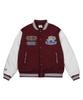 Graver [Unisex] Of Bear Varsity Jacket_Burgundy