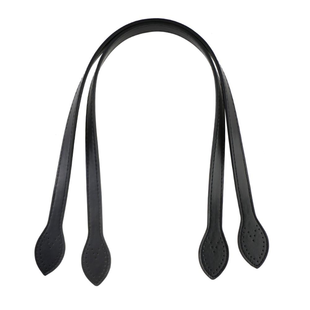 2Pcs Portable PU Leather Shoulder Bag Strap Replacement Core Stitching Bag Belt Detachable Handbag Band Handle Bag Accessories