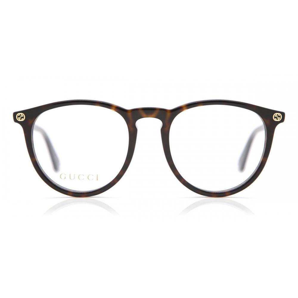 

Gucci Gg0027o 002 Women Eyeglasses Tortoiseshell/50