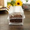 Hygienic 4 Unit Kitchen Case with Sealed Lid and Built In Scoops Delicate Box for Flour Sugar and Coffee Additives