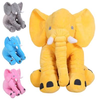 Elephant Shape Toy Doll Plush Companion Kids Early Education Stuffed Animal Doll with PP Cotton Filling Bedroom Sofa Lounge Decor
