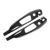 Pair Car Seat Control Frame Carbon Fiber Grain Replacement for 3 Series X1 E84 E90 2005‑2012