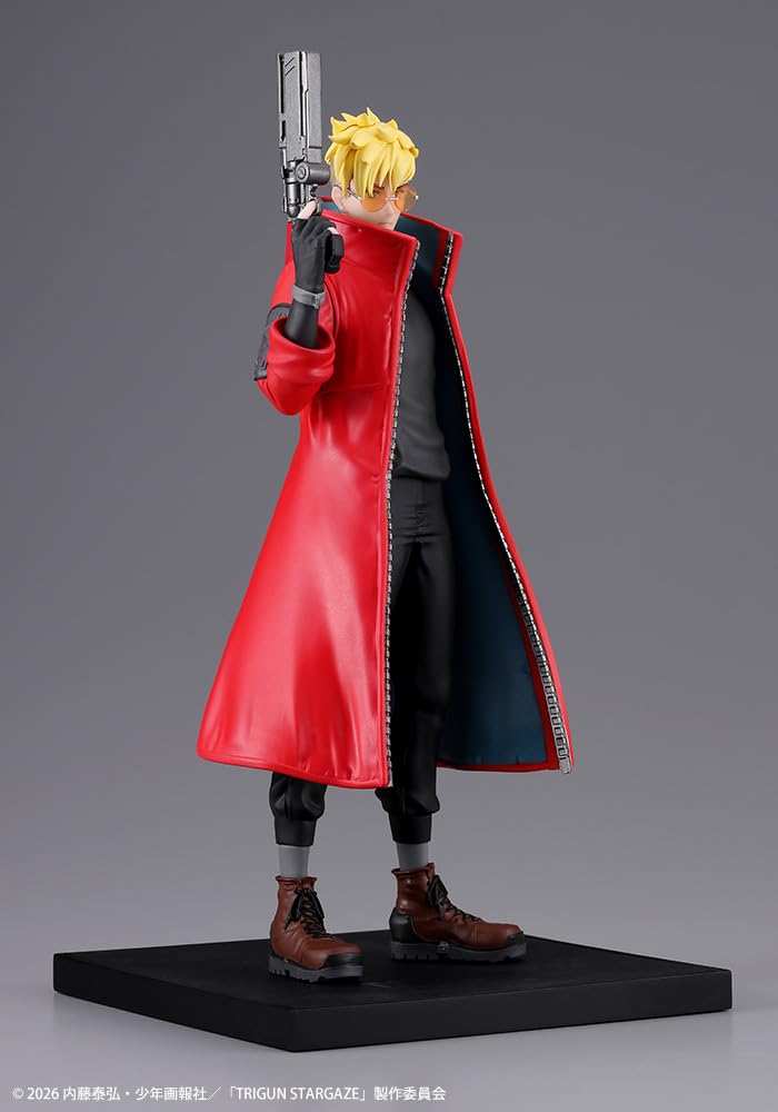 Kotobukiya TRIGUN STAMPEDE OSHI WORKS Vash the Stampede TRIGUN STAMPEDE Scale PVC Painted Complete Figure 1/8