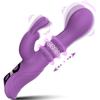 Vibrator Rotating Squeeze Dildo Adult Sex Toys 4IN1 G Spot Rabbit Vibrators Female Clitoral Stimulator with 10 Vibrating