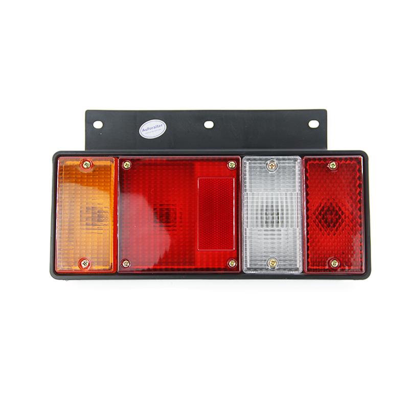 For Isuzu NPR ELF NKR NHR NLR 1987- Truck Rear Bumper Tail Parking Brake Light Warming Signal Reflector Lamp 1Pc Left