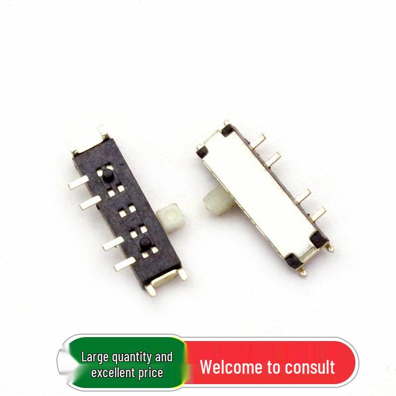 

TELESKY MSK-12C03-07 Surface Mount Toggle Switch, 1P2T, 8-pin, Three Positions (2 pcs)