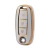 Dongfeng Venucia Car Key Case: Gold Edge Protective Shell for D60, T60plus/EV, T90, T70 with Buckle