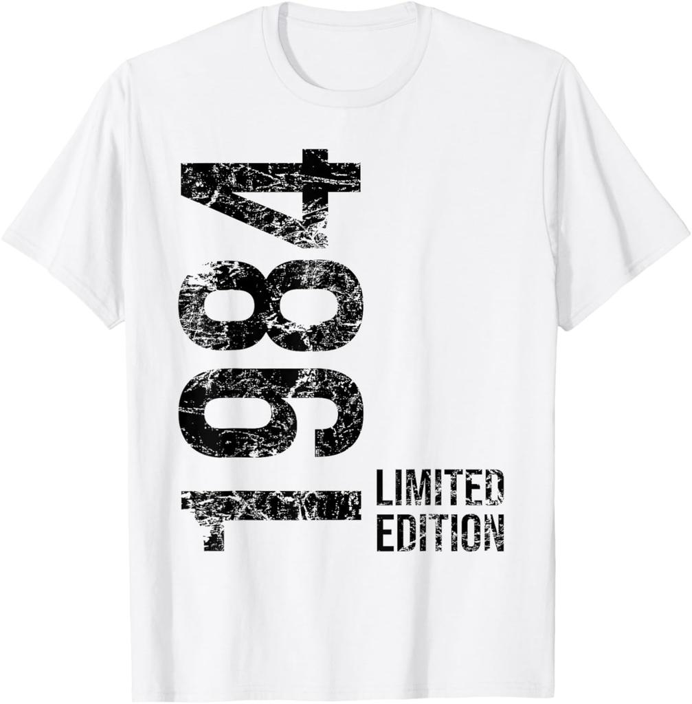 Since 1984 Year 1984 Birth Vintage Aesthetic 1984 RetroTShirt Print On DeUnisexd Individuality Short Sleeve Camisas Streetwear