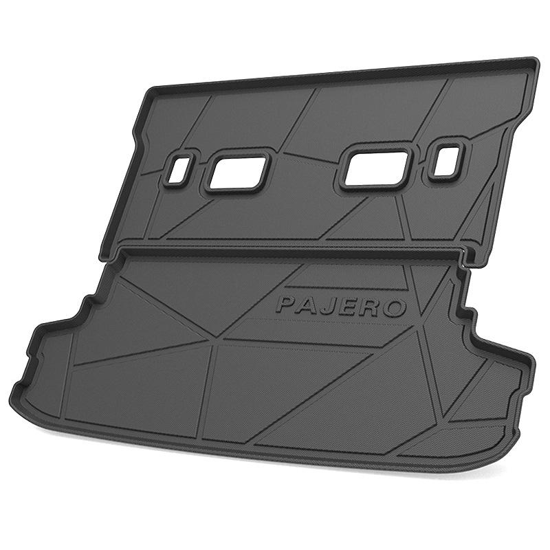 Custom TPE Trunk Mat for Pajero - Tail Box Decoration