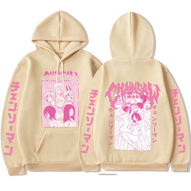 Japanese Anime Chaaw Man Makima Hoodie D