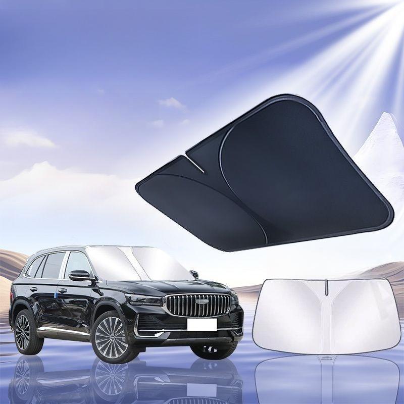 Per Geely Monjaro Coolray Tugella Okavango Starray EX5 Parasole Parabrezza Blocca Raggi Riflettore Visiera Scudo Copertura Pieghevole